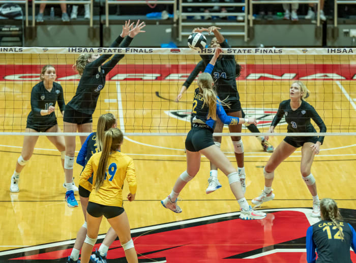 Hamilton Southeastern Castle Illinois girls volleyball 11-4-23 Julie L Brown 24034